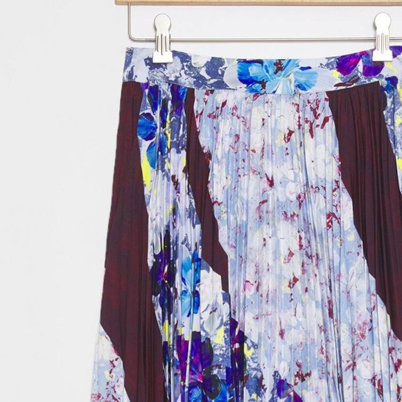 HTF Anthropologie Aja Pleated Maxi Skirt - Picture 3 of 5